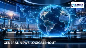 Featured image for general news logicalshout with a digital news background and modern technology elements.