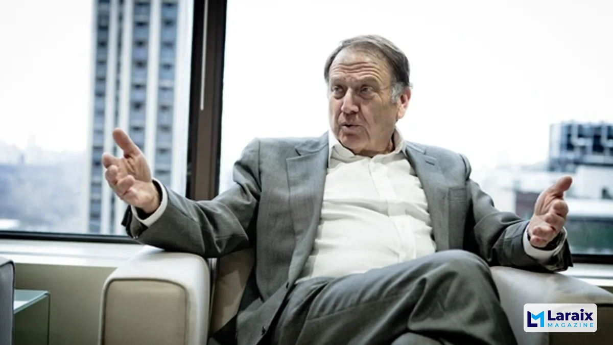 Photo of richard lefrak and johann rupert